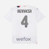 Maillot de Supporter AC Milan Bennacer 4 Extérieur 2023-24 Pour Enfant